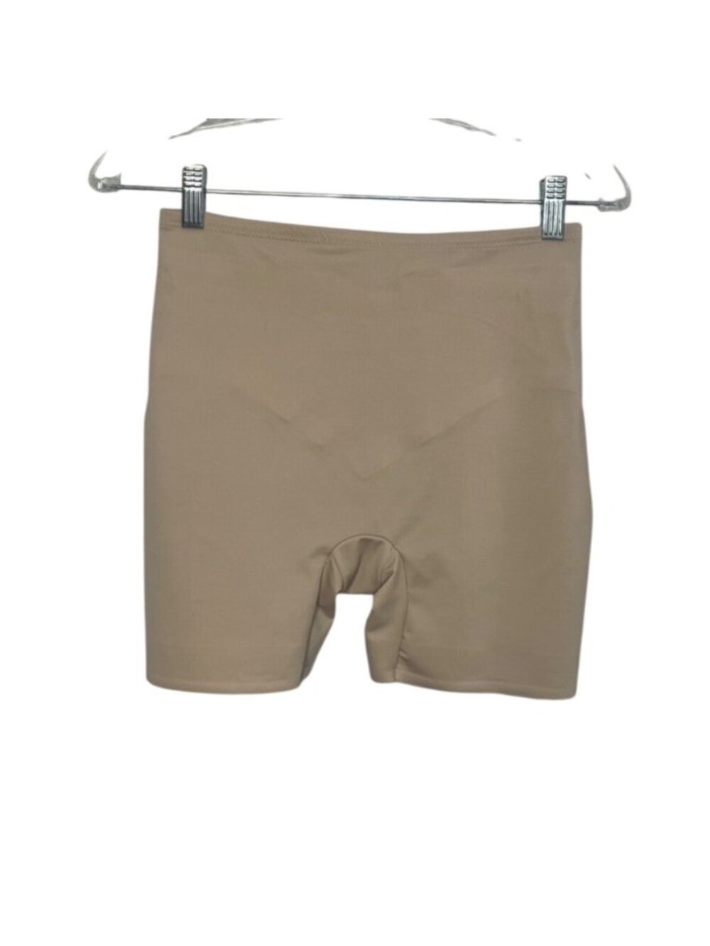 Naomi & Nicole High Waist Shaping Shorts Large Nude Seamless Compression Underwe